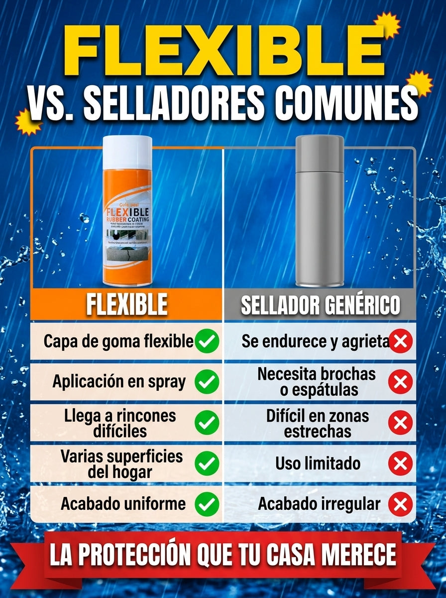Flexible - Spray Sellador Impermeable