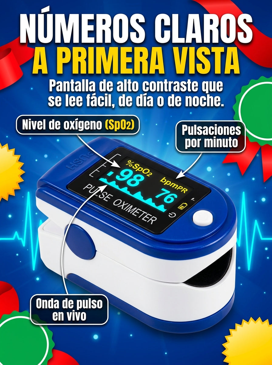 Oximax - Oximetro Digital - Compre 1 Llevate 2 GRATIS 🎁