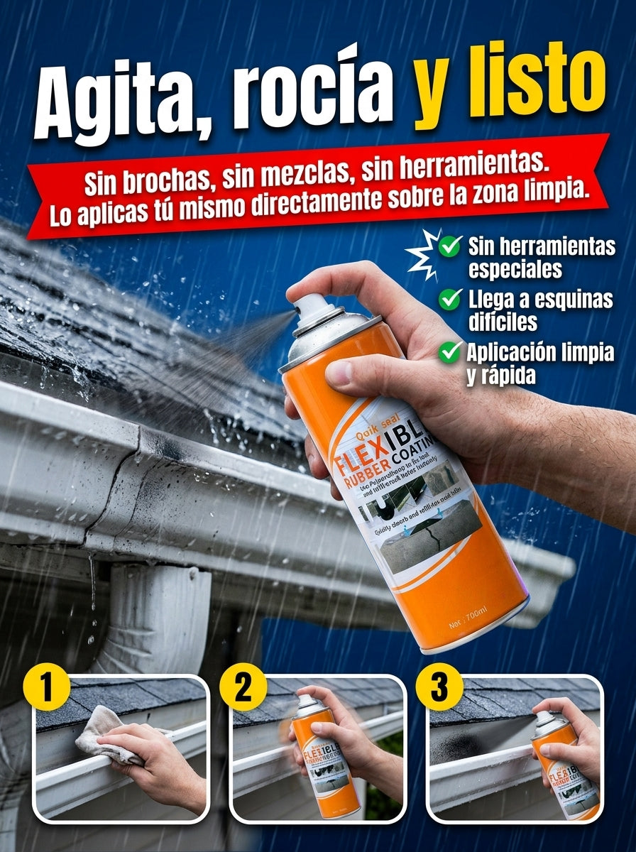 Flexible - Spray Sellador Impermeable